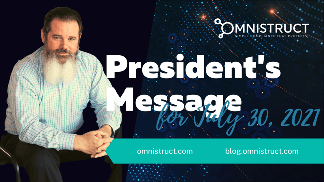 Presidents message  this week
